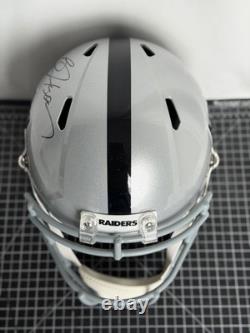 Bo Jackson Signed Autographed Raiders Speed Replica Helmet JSA Authenticated