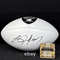 Bo Jackson Signed Ball Autographed Oakland Raiders Football COA Hologram