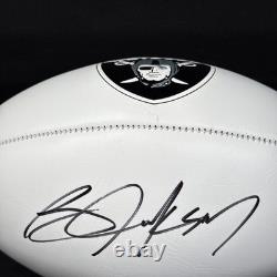Bo Jackson Signed Ball Autographed Oakland Raiders Football COA Hologram