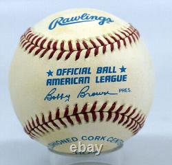 Bo Jackson Signed Baseball 9.5 (OAL Brown) 692016