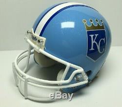 Bo Jackson Signed F/S Kansas City Royals Custom Football Helmet Raiders JSA