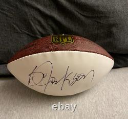 Bo Jackson Signed Football Raiders Autographed Ball Autograph
