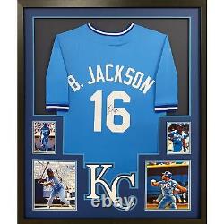 Bo Jackson Signed Framed Jersey JSA Autographed Kansas City Royals