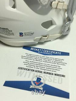 Bo Jackson Signed Los Angeles Raiders ICE Mini-Helmet Bo Knows BAS WA62961