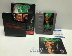Bo Jackson Signed NES Nintendo Tecmo Bowl Video Game Bo Knows BAS L94662
