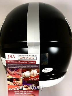 Bo Jackson Signed Oakland Raiders Full Size Replica Blaze Helmet JSA Auto