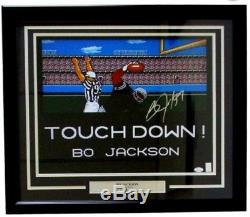 Bo Jackson Signed Raiders Techmo Bowl 22x27 Custom Framed Photo Display
