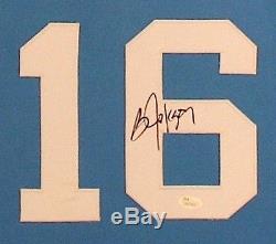 Bo Jackson Signed Royals 35x43 Custom Framed Jersey / MLB All-Star Game MVP 1989