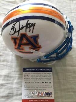 Bo Jackson autographed autograph signed Auburn Tigers Schutt mini helmet PSA/DNA
