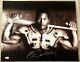 Bo Jackson autographed signed Bo Knows Nike 16x20 photo poster with bat pads JSA