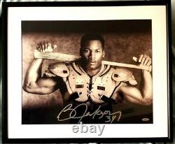 Bo Jackson autographed signed Knows BB/FB Nike 16x20 photo poster framed TriStar