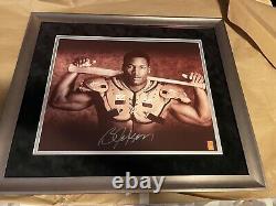 Bo Jackson signed 16x20 Nike photo bat and pads custom framed