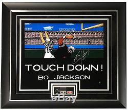Bo Jackson signed 16x20 tecmo bowl photo controller collage framed auto Steiner