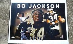 Bo Jackson signed JSA COA 13 x 19 photo autographed Kansas City Royals Raiders