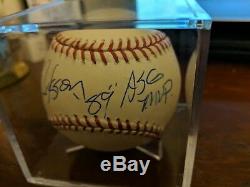 Bo Jackson signed autograph 1989 All Star Ball MVP inscription GTSM