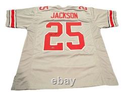 Bo Lamar Jackson Signed Autographed Buckeyes Gray Custom Jersey Coa