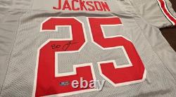 Bo Lamar Jackson Signed Autographed Buckeyes Gray Custom Jersey Coa