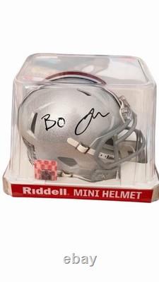 Bo Lamar Jackson Signed Autographed Ohio State Mini Helmet Riddell OSU Certified