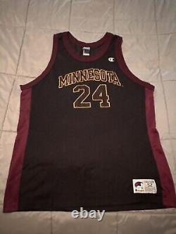 Bobby Jackson Signed Autographed Jersey Minnesota Golden Gophers Beckett