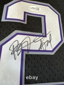 Bobby Jackson Signed Sacramento Kings Jersey JSA Coa Autographed