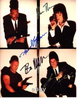 Bruce Willis Travolta Thurman Jackson signed 11x14 Photo Pic autographed + COA