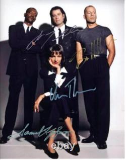 Bruce Willis Travolta Thurman Jackson signed 11x14 Photo Pic autographed + COA