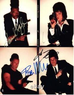 Bruce Willis Travolta Thurman Jackson signed 11x14 Photo autographed Pic and COA
