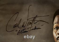 CARL WEATHERS VERY RARE Signed Autographed ACTION JACKSON 24x36 Poster JSA COA