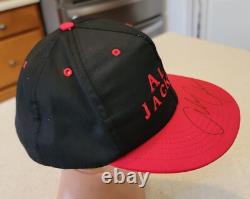 COUNTRY LEGEND ALAN JACKSON Signed Autographed Baseball Hat Black Red NO COA