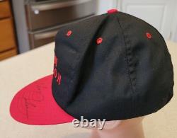 COUNTRY LEGEND ALAN JACKSON Signed Autographed Baseball Hat Black Red NO COA