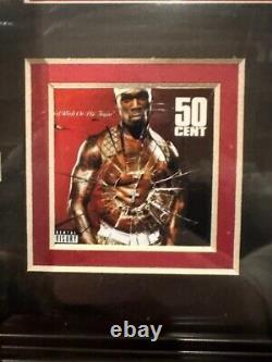 Curtis 50 Cent Jackson signed autographed 12x12 Album Insert Framed JSA