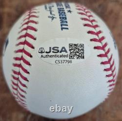 DANIEL JACKSON Signed Baseball Ball ROMLB Autographed Auto Autograph Rockies JSA