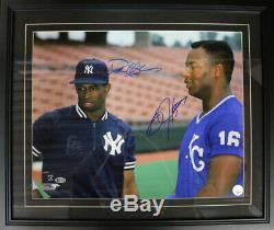 Deion Sanders & Bo Jackson Autographed/Signed Framed 16x20 Photo BAS 26862