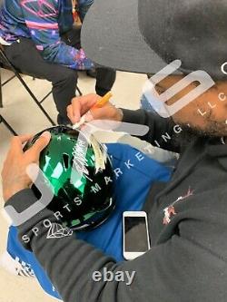 Desean Jackson autographed insc FS Chrome Helmet Philadelphia Eagles Beckett
