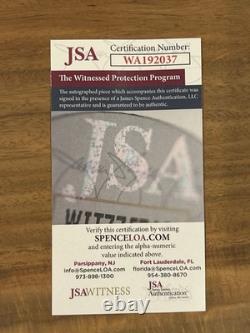 Dexter Jackson Signed Autographed Bucs #34 Jersey with JSA COA