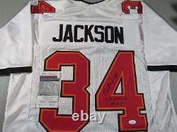 Dexter Jackson Tampa Bay Buccaneers Signed Autographed Custom Style Jersey JSA