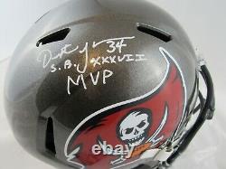 Dexter Jackson Tampa Bay Buccaneers Signed Autographed Full Size Speed Helmet