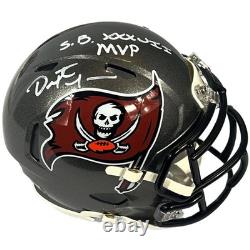 Dexter Jackson inscribed signed autographed mini helmet TampaBay Buccaneers JSA