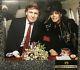 Donald Trump and Michael Jackson both HAND SIGNED autographs 8x10 photo with COA