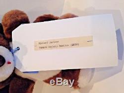 Donation from Micheal Jackson with handwriting signed tag & stuffed animal