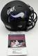 Donovan Jackson Signed Autographed Minnesota Vikings Skol Mini Helmet JSA COA