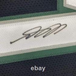 FRAMED Autographed/Signed DESEAN JACKSON 33x42 Philadelphia Black Jersey PSA COA