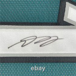 FRAMED Autographed/Signed DESEAN JACKSON 33x42 Philadelphia Green Jersey PSA COA