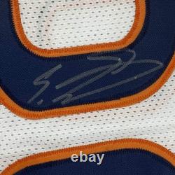 FRAMED Autographed/Signed EDDIE JACKSON 33x42 Chicago White Jersey BAS COA