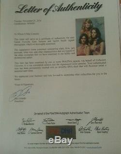 Farrah Fawcett, Jaclyn Smith, Kate Jackson, signed autographed 11X14 PSA/DNA