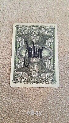 Federal 52 Playing Cards Jackson Robinson 2nd Edition Letterpress Signed Card
