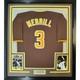 Framed Autographed/Signed Jackson Merrill 35x39 San Diego Brown Jersey COA