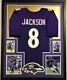 Framed Baltimore Ravens Lamar Jackson Autographed Signed Jersey Jsa Coa