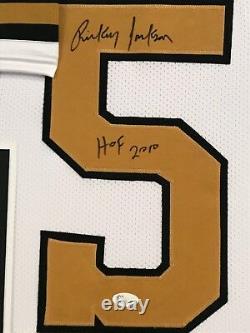 Framed Rickey Jackson Autographed Signed Insc New Orleans Saints Jersey Jsa Coa