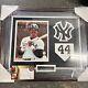 Framed Signed Autographed New York Yankees Reggie Jackson Photo Mr. October (A)